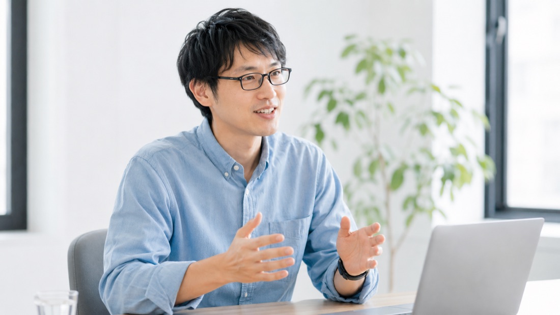 システム顧問による相談の様子