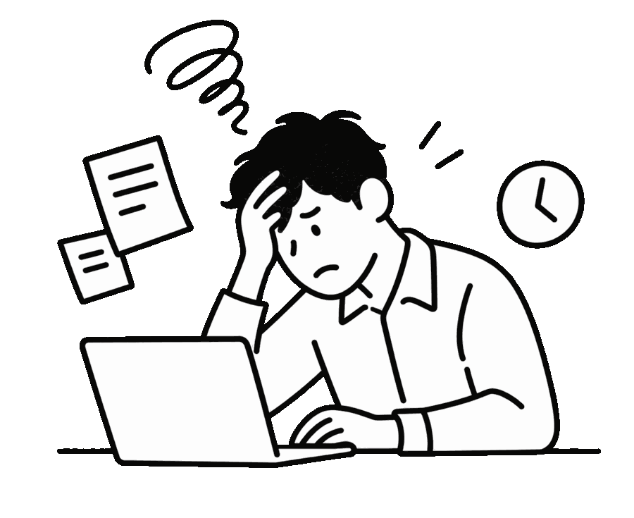 システムの進め方に頭を抱える、発注側の担当者